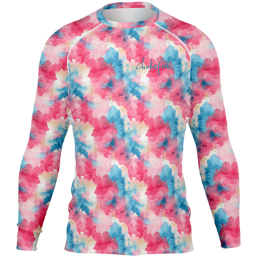 Chokefish™ Long Sleeve Rashguard Acid-Wash Men's Shirt-001